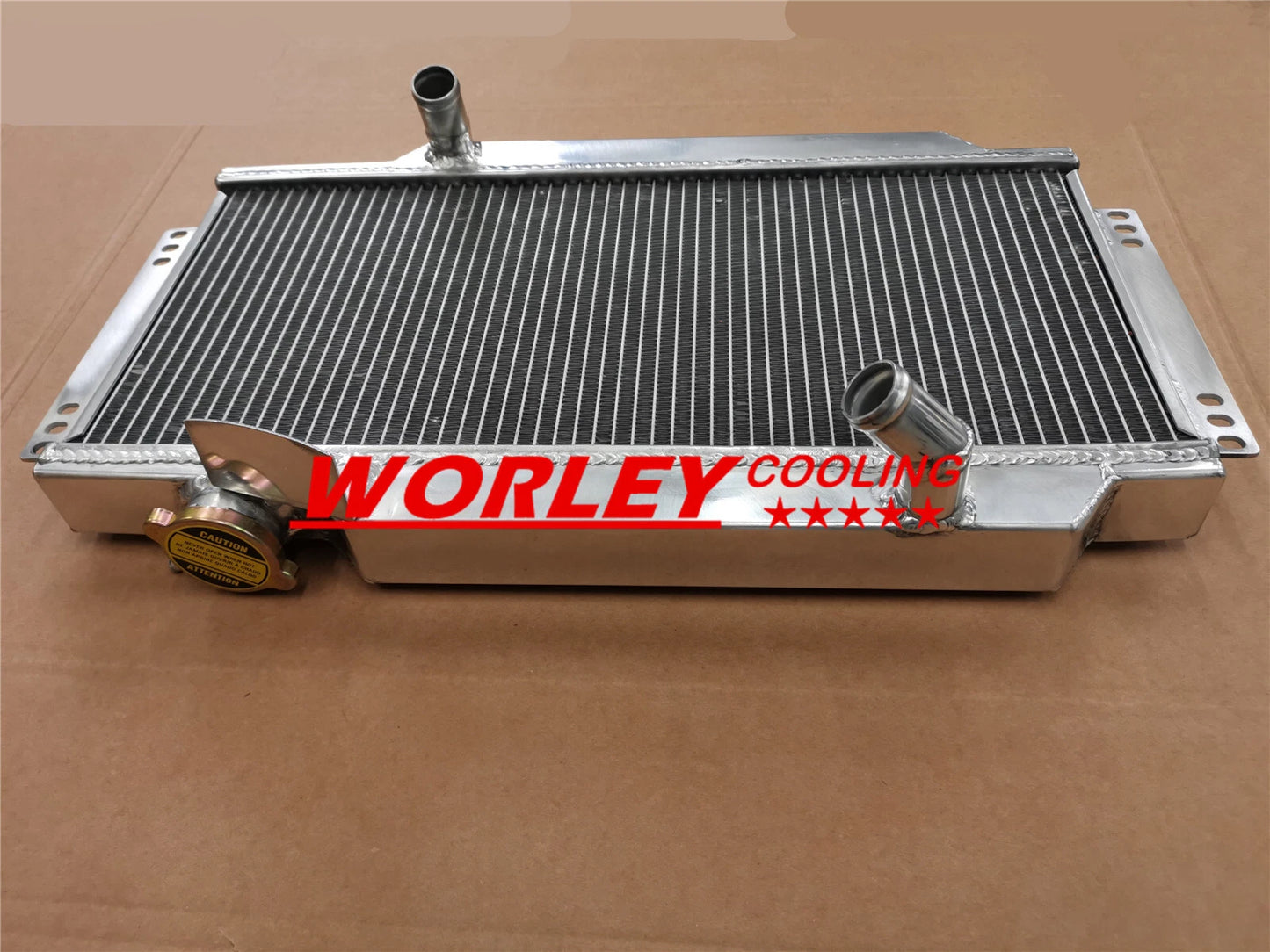 2 x QLD-2 Rows Aluminum Radiator for Triumph Herald (1968)