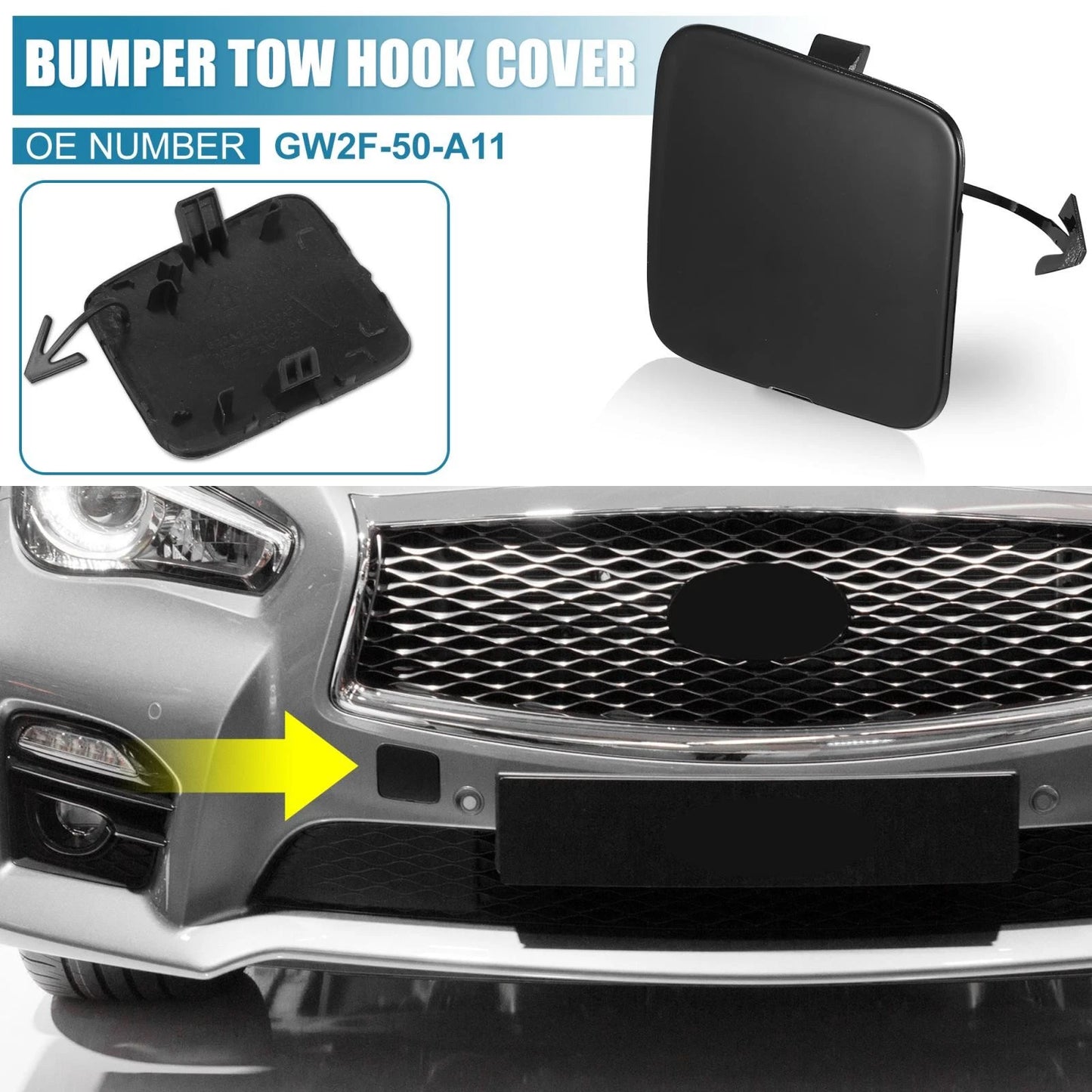 Tow Hook Cap for Infiniti Q50 (2014-2017)