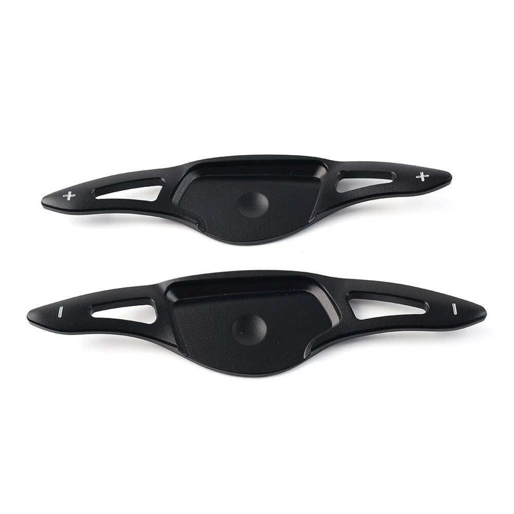Black Interior Steering Wheel Paddle Shifter Extensions for Hyundai G90