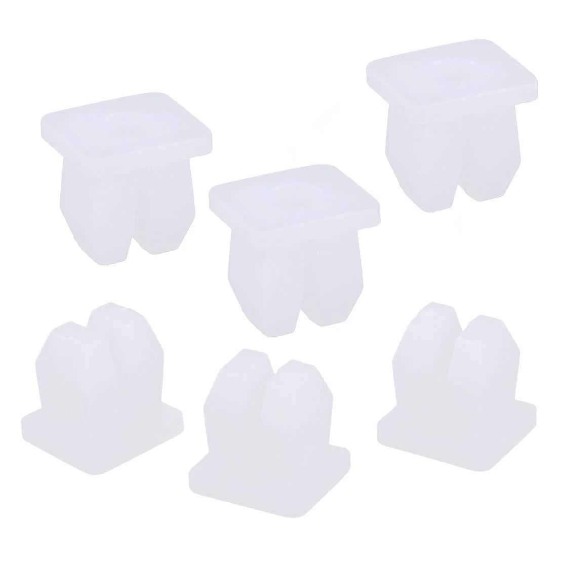 50pc Car Nut Screw Clips for Automotive Headlight Bumper Trim Retainers