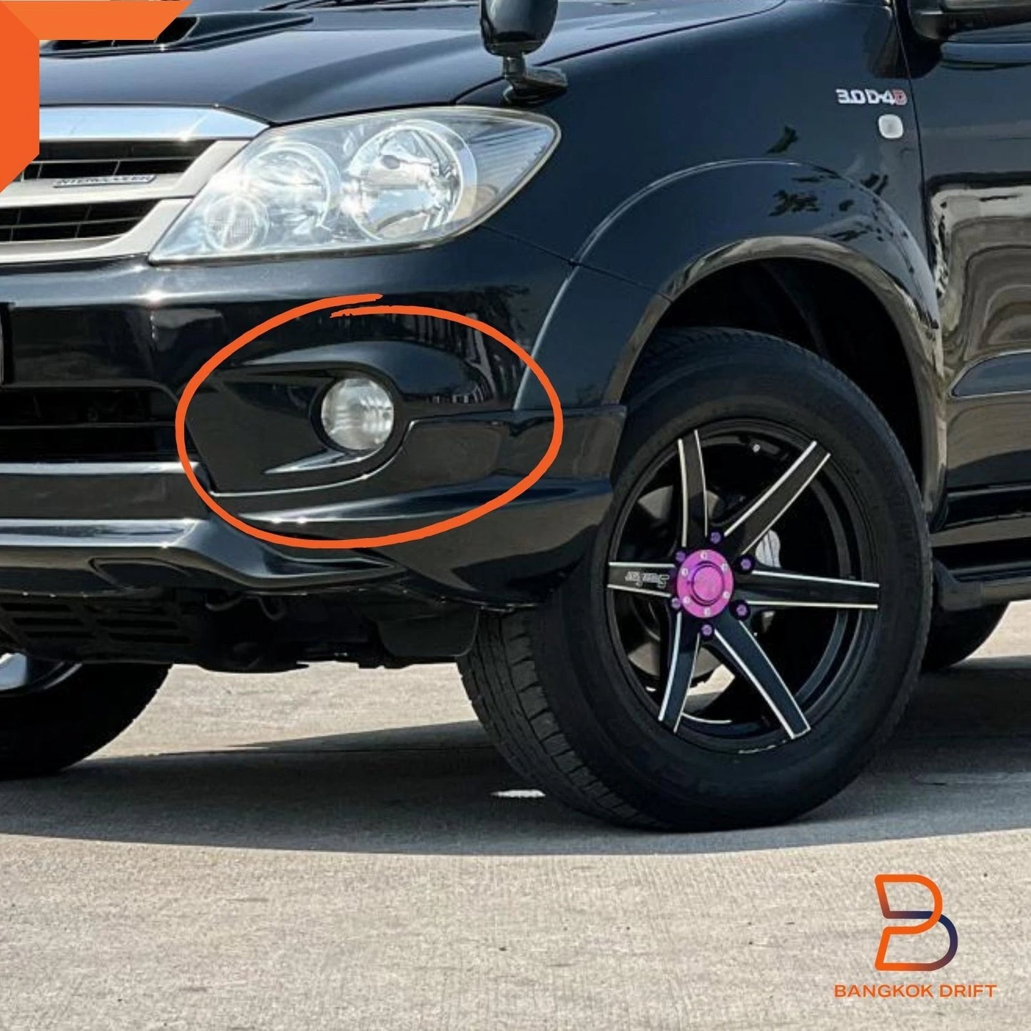 Fog Lamp Spot Light for Toyota Fortuner SW4 AN50 AN60 (2004-2011)
