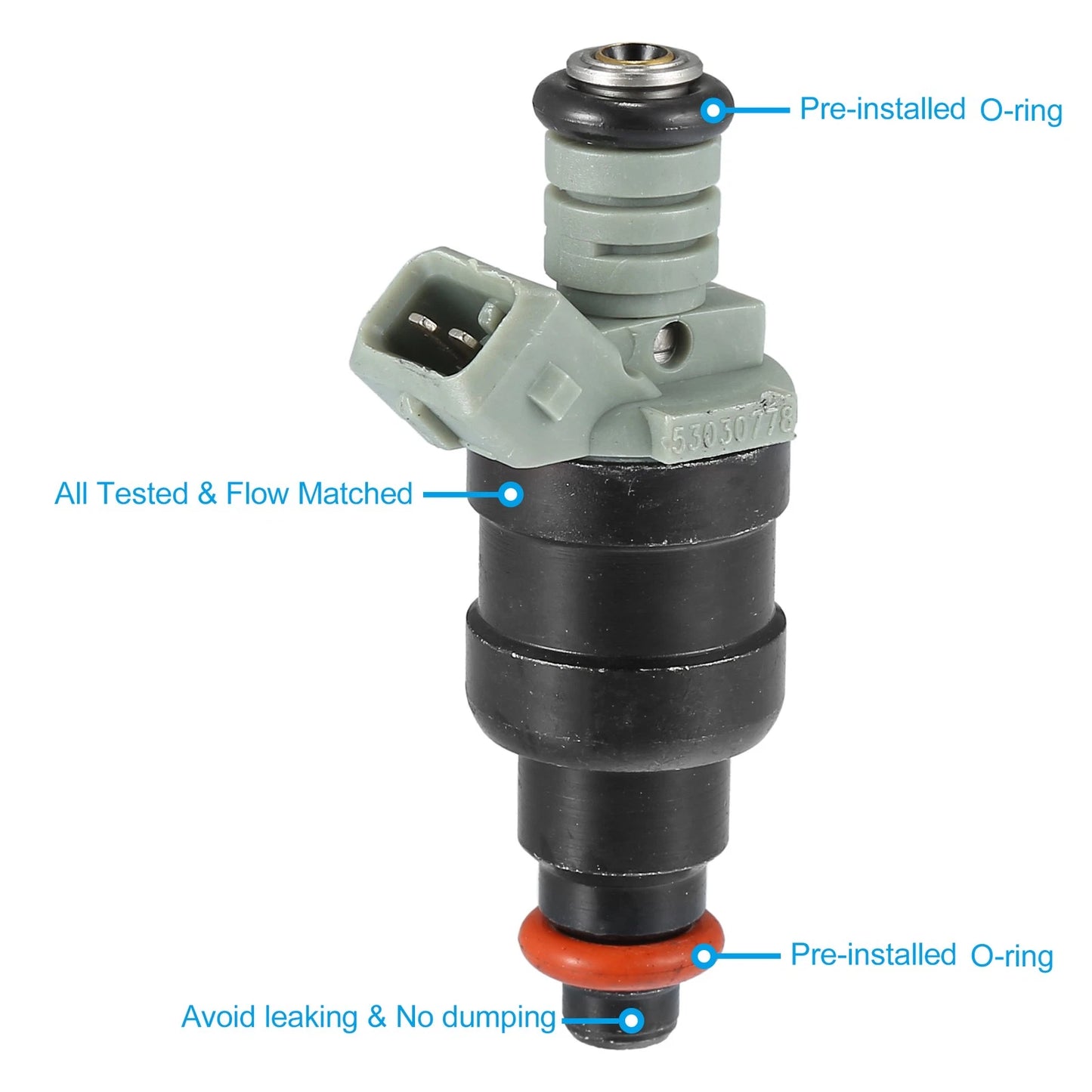 Flow Matched Fuel Injector for Ram Jeep