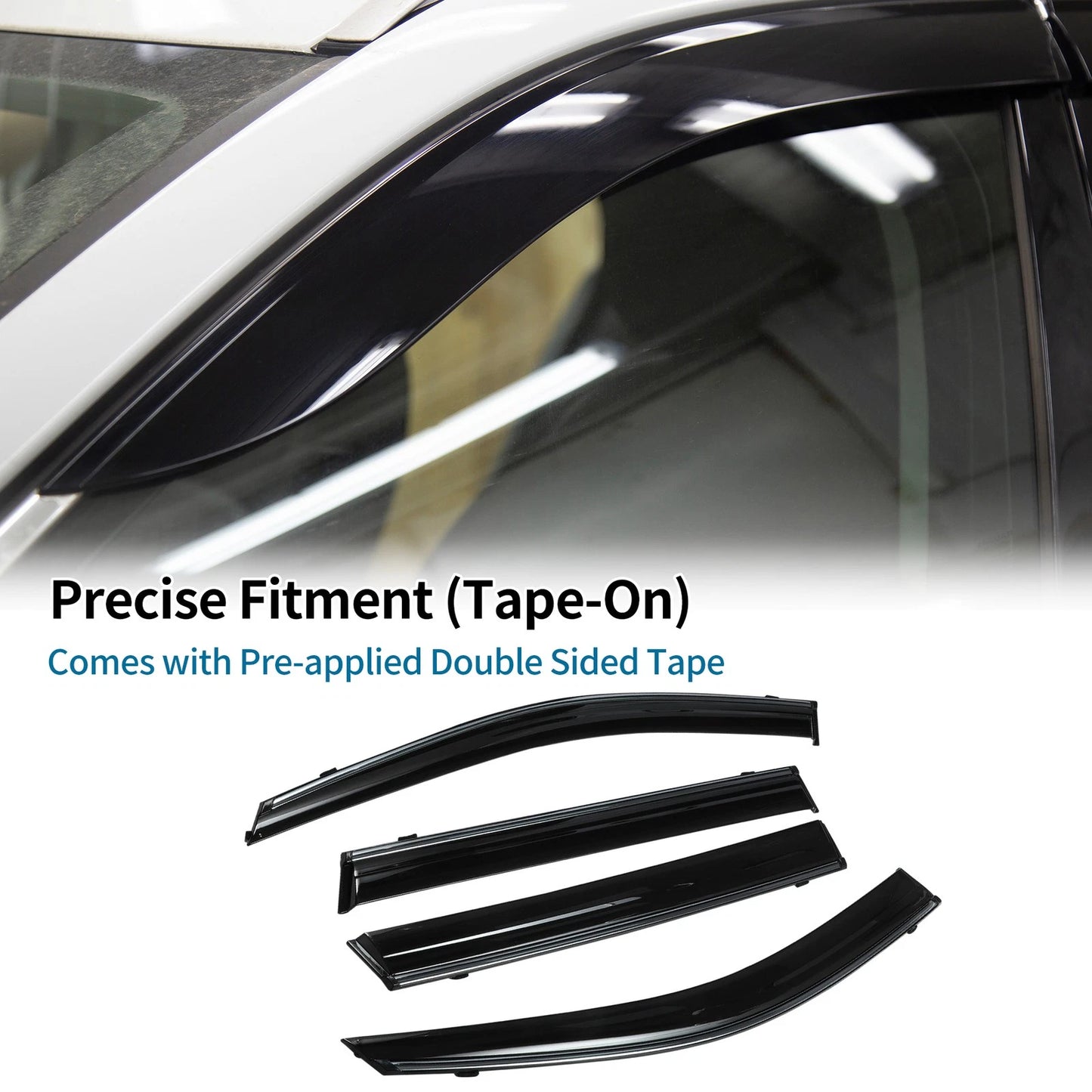 Window Deflectors 1 Set for Subaru Outback (2010)