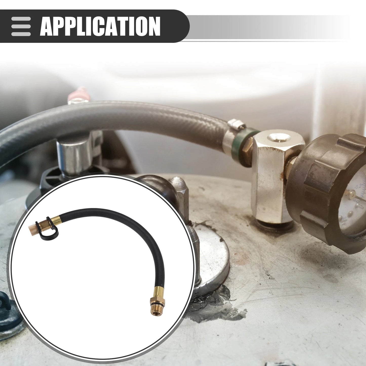 Flex Drain Hose for Kawasaki FR730V
