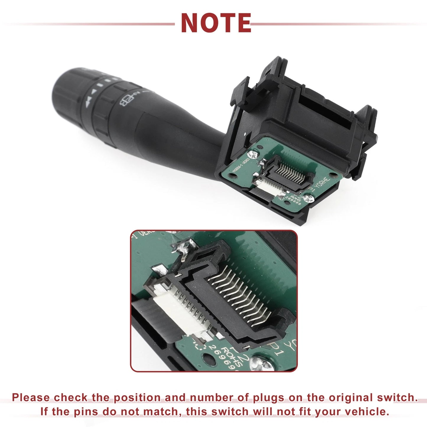 Front Windshield Wiper Switch for Ford Explorer (2011-2015)