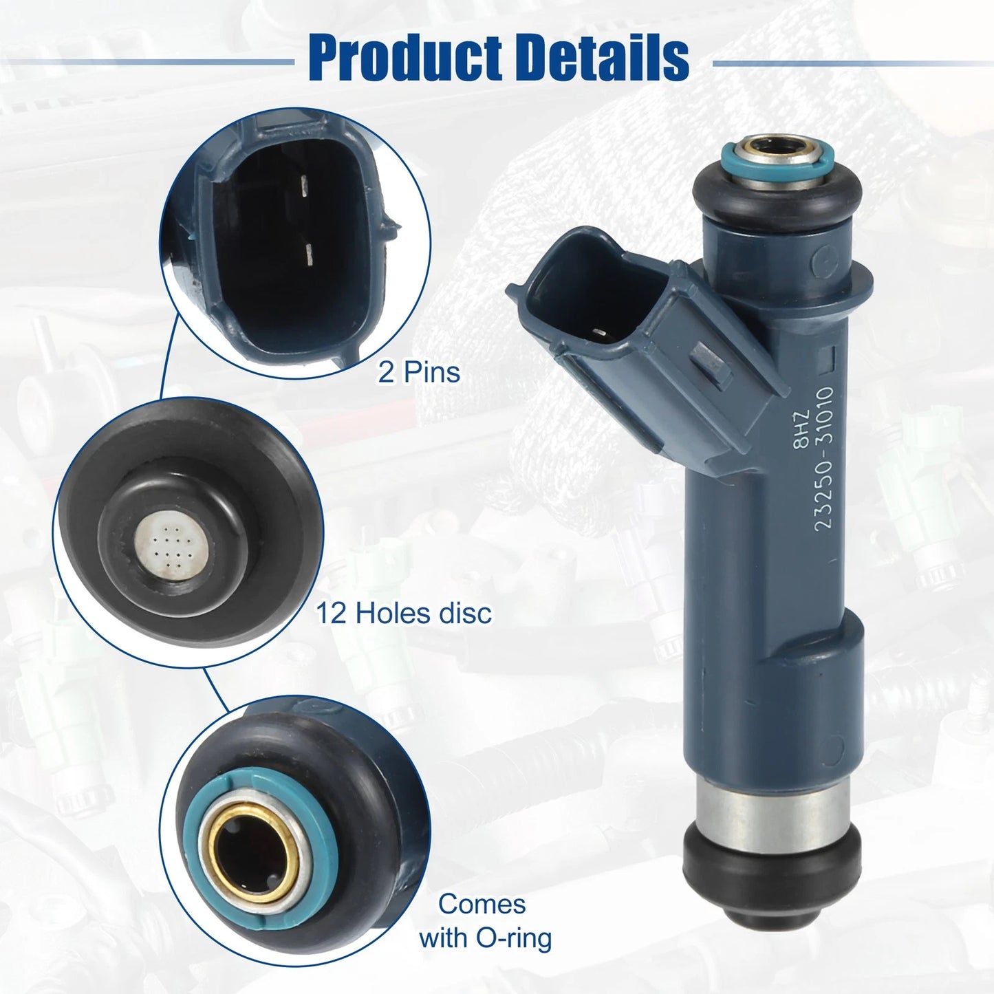 6 x Fuel Injector Nozzles for Toyota Tacoma 4.0L (2005-2015)