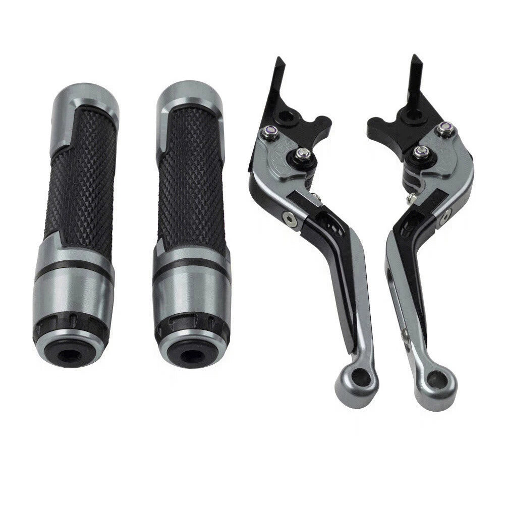 Titanium Extendable Brake Clutch Lever Grip Set for Yamaha YZF R1 R6
