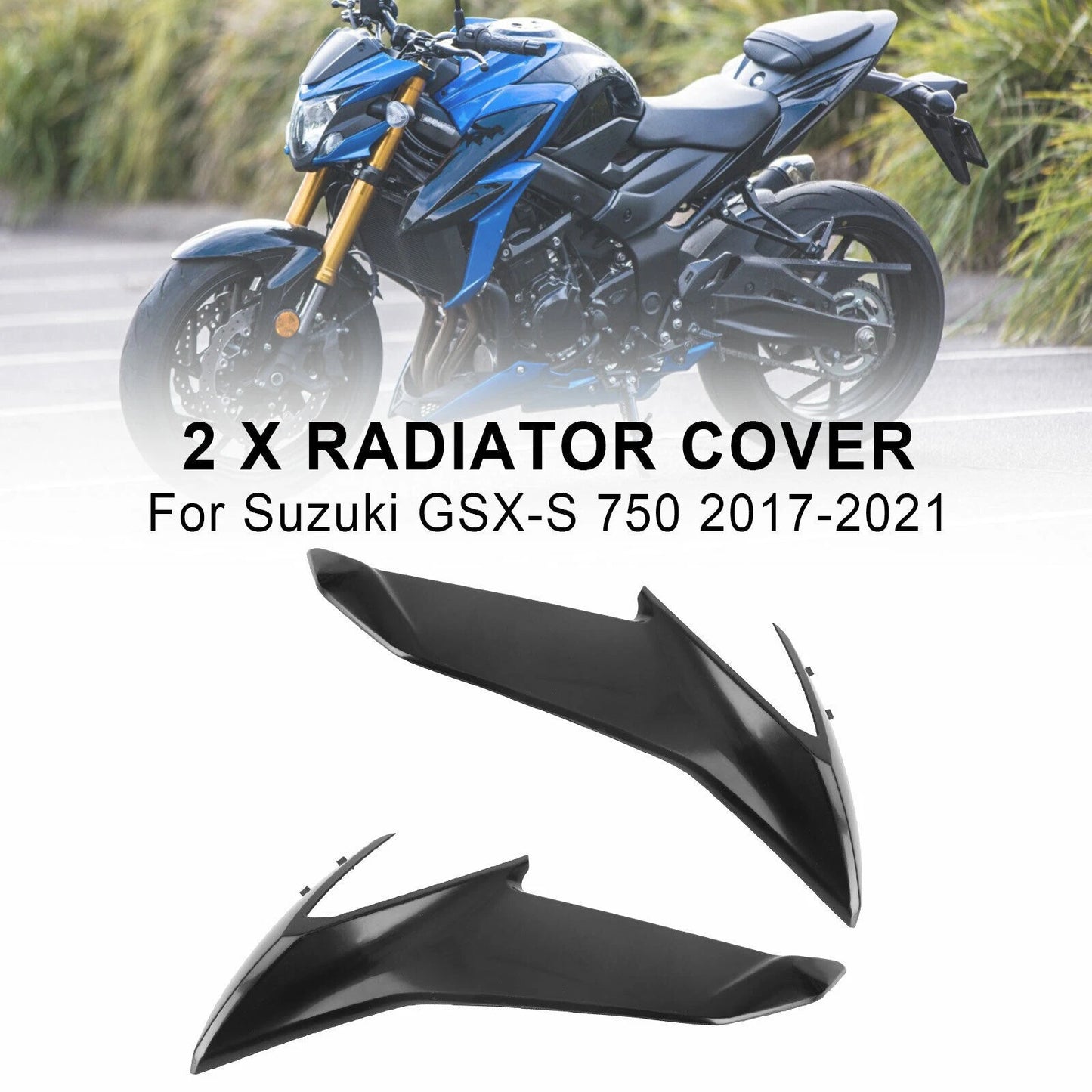 Unpainted Side Radiator Shroud for Suzuki GSX-S 750 (2017-2023)