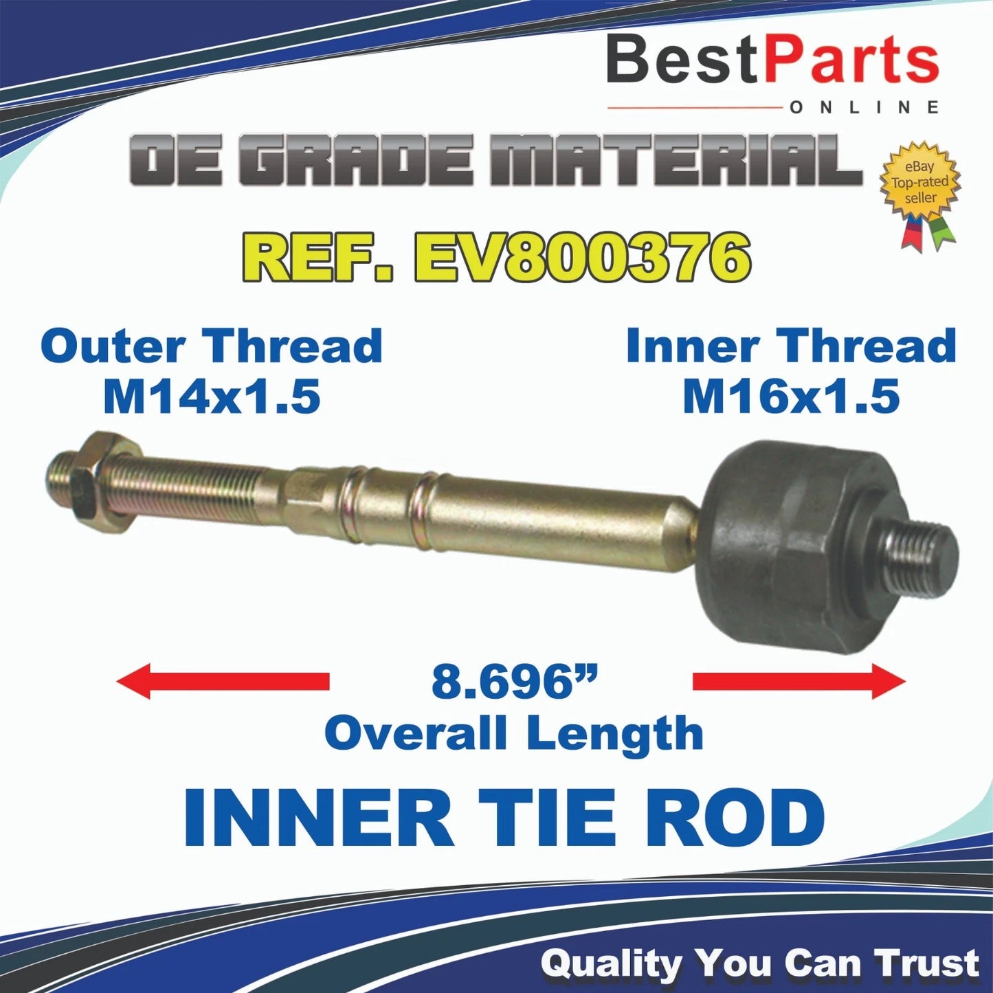 Steering Inner Tie Rod End for Mercedes ML350 ML550 (2006–2011)