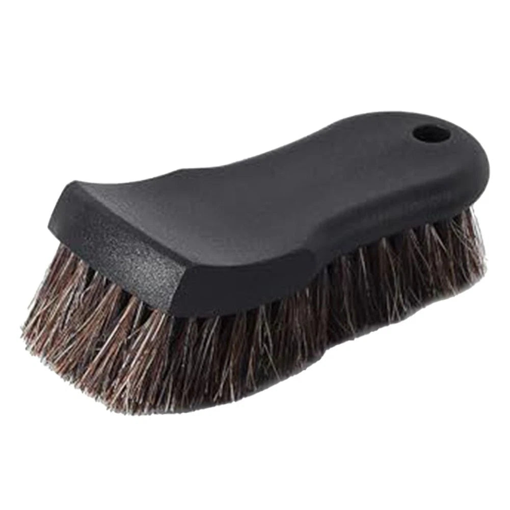 Brush Set for Car Detailing Ergonomic Horsehair Bristles