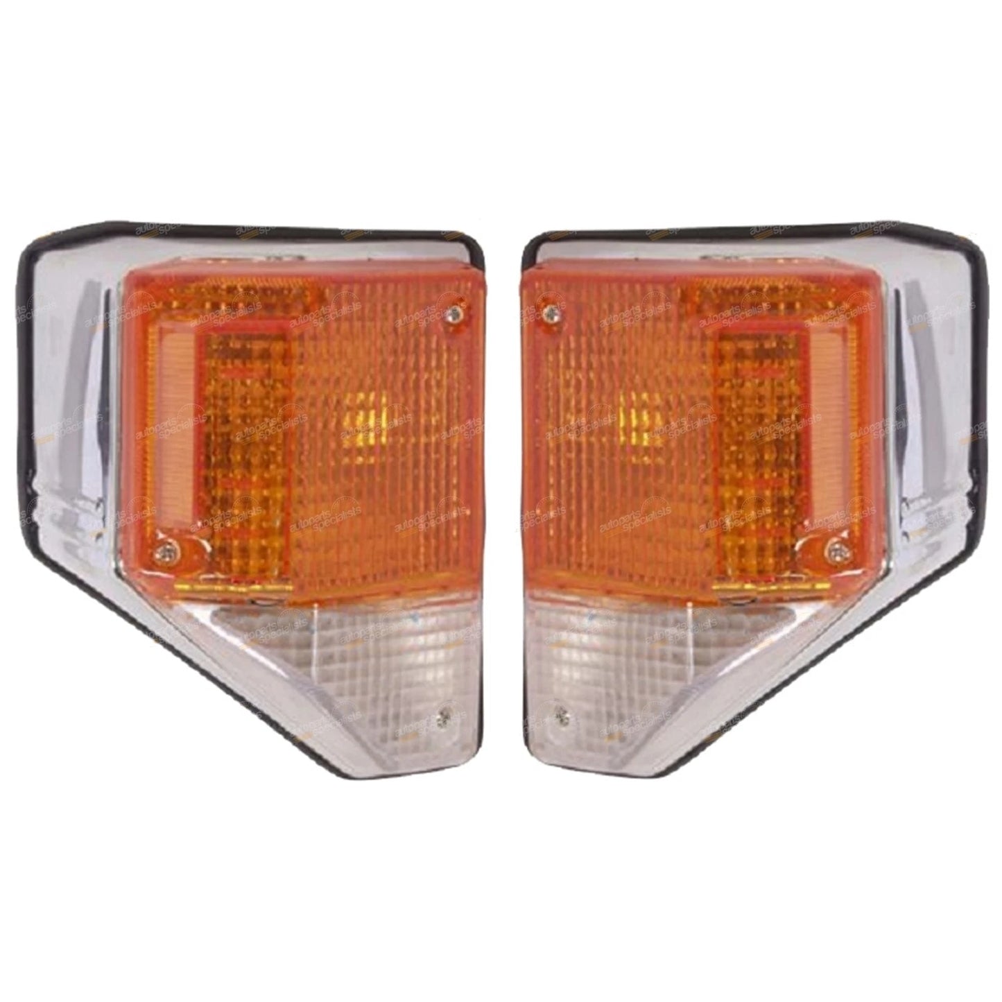 Chrome Indicators for Toyota Landcruiser (1985–1999)
