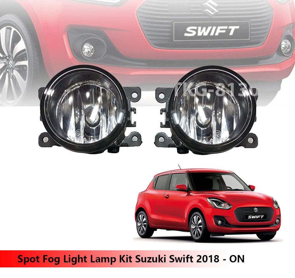 2 x Spot Fog Lights Kit for Suzuki Swift (2018 - Present)