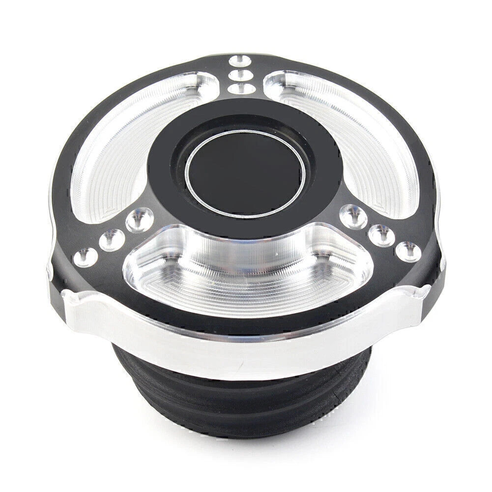 Fuel Gas Tank Cap Cover for Harley Sportster Touring Softail Dyna (1992-2017)