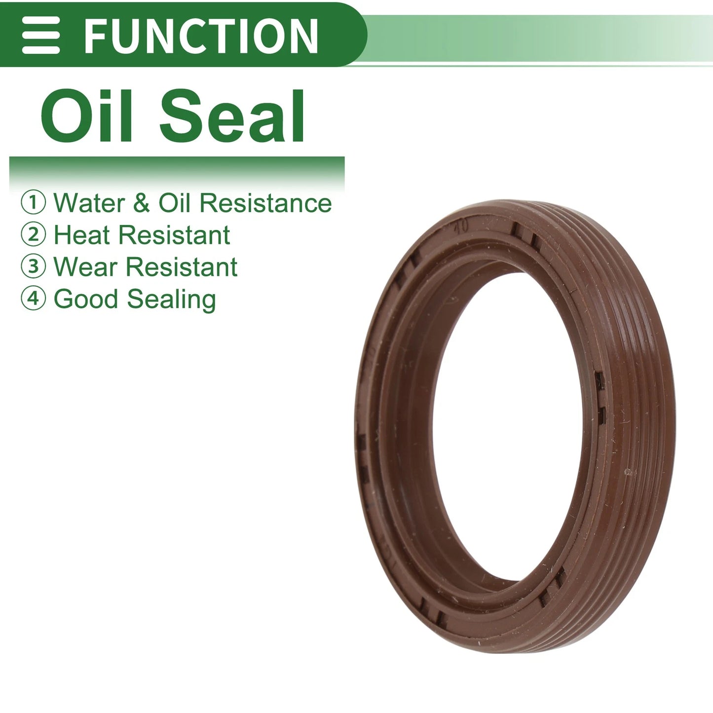 Oil Seal 5 x 30x40x7mm FKM Rubber Brown High Pressure for Car
