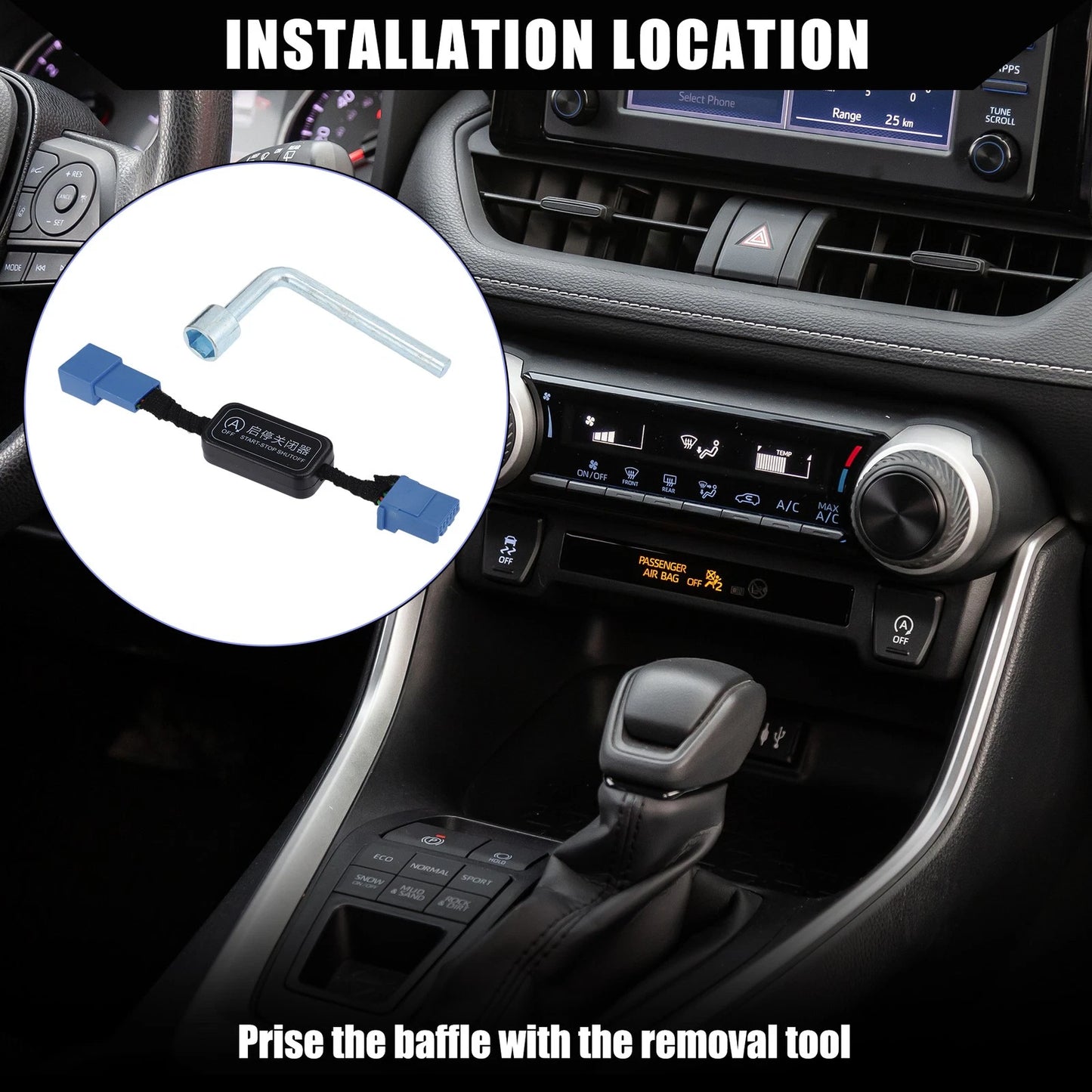Auto Start Stop A-Off Cable Replacement for Toyota RAV4 (2020–2023)
