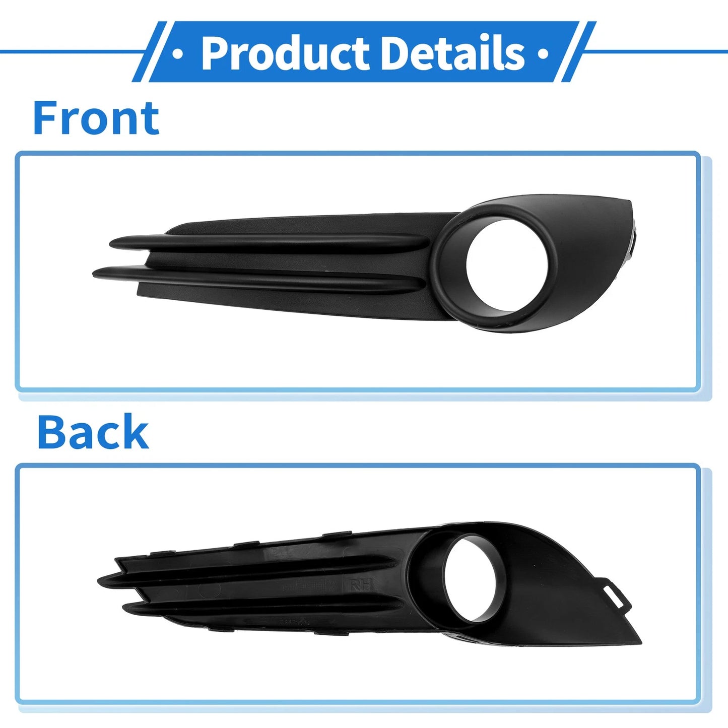 Front Right Fog Light Grill for Ford Focus ST (2013-2014)