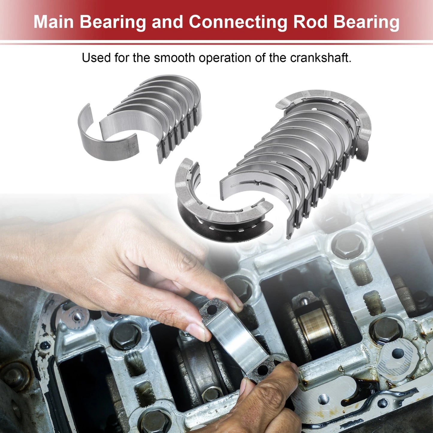 Main Bearing and Connecting Rod Bearing Kit for Chevrolet Malibu