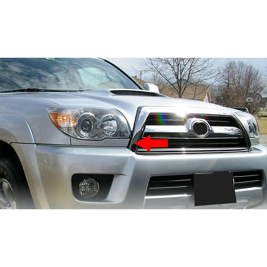 Right Front Headlight Filler Trim for Toyota 4Runner (2006-2009)