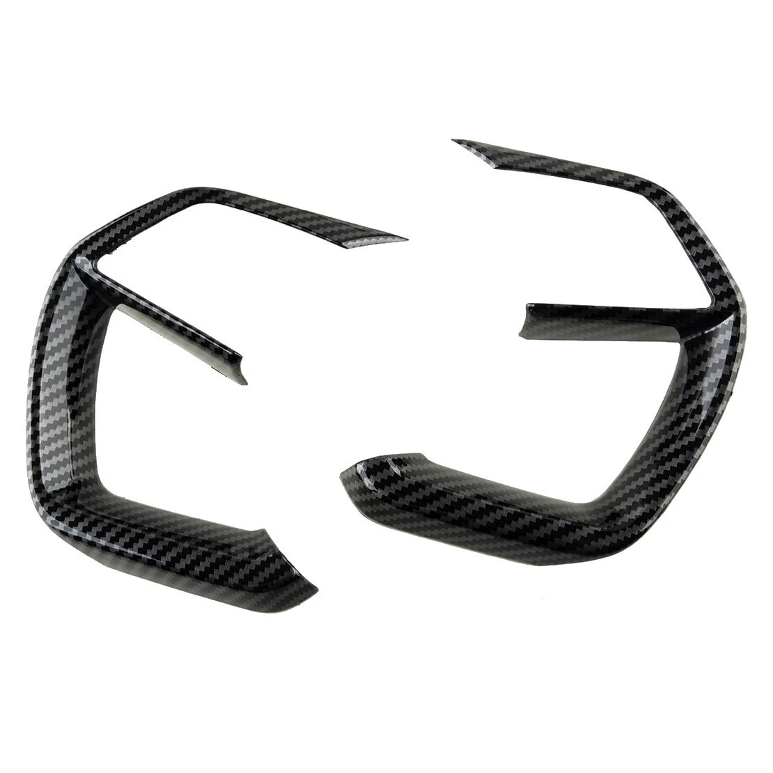 Carbon Fiber Steering Wheel Button Frame Trim for Hyundai Elantra (2022)