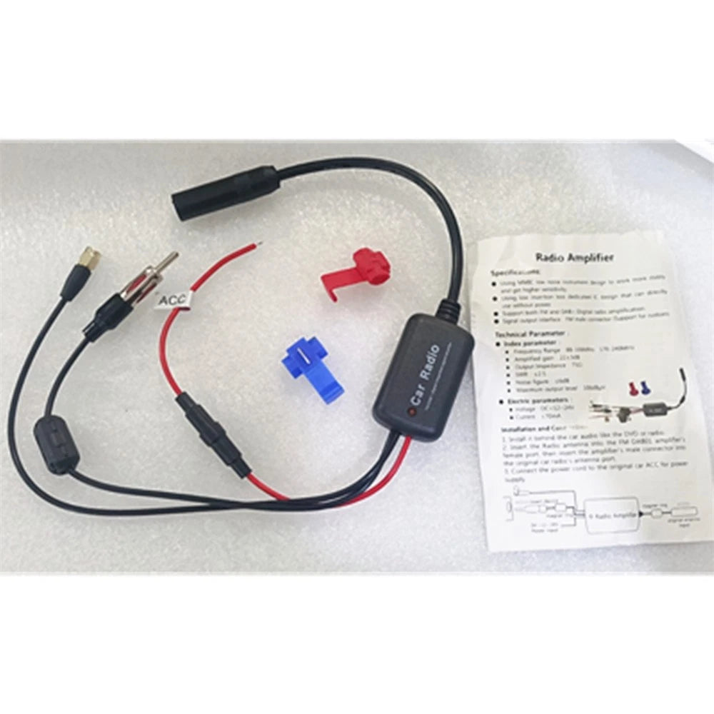 Digital Radio Antenna Booster for Universal Car FM AM DAB+ Signal Amplifier