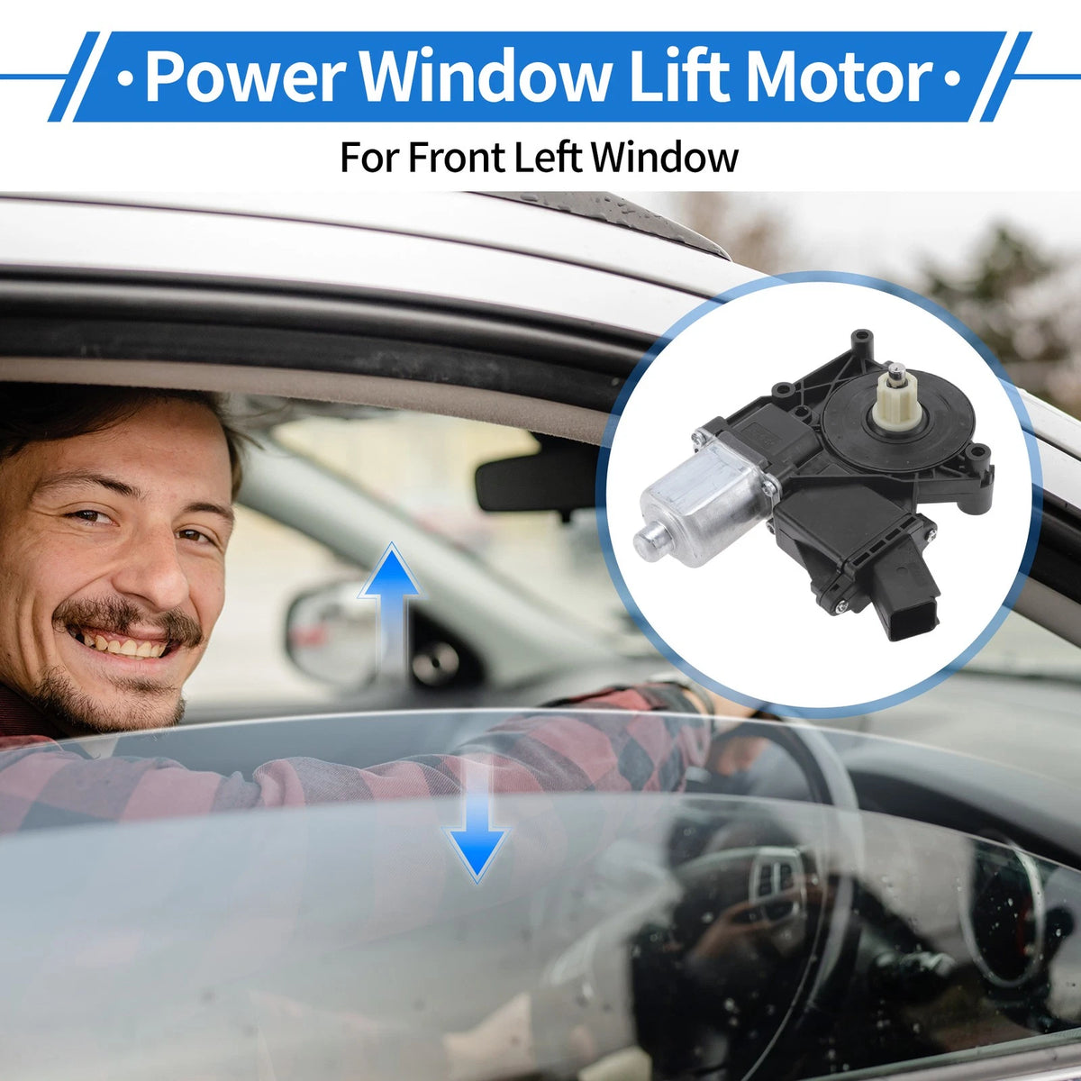 Power Window Regulator Lift Motor for Ford F-150 (2011-2014)