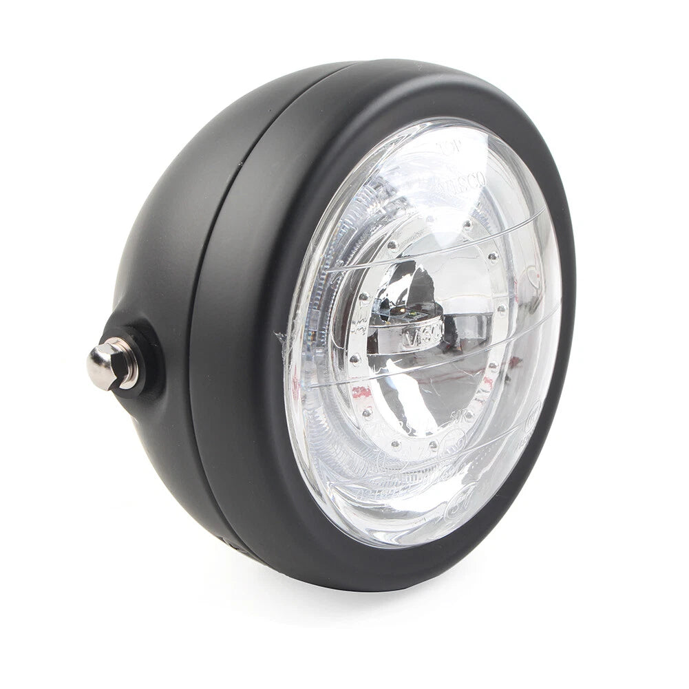 5-3/4" Switchback LED Halo DRL Angel Eye Headlight for Make & Model