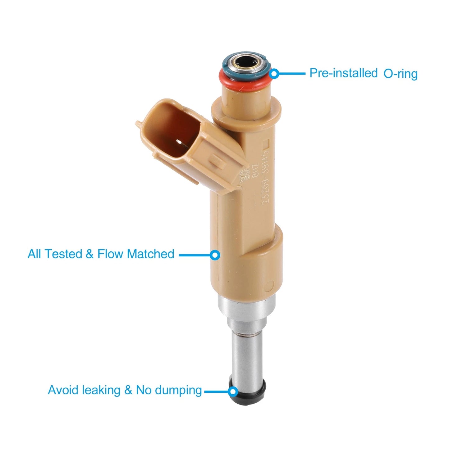 4pcs Car Fuel Injector for Toyota Corolla Matrix 1.8L (2009–2012)
