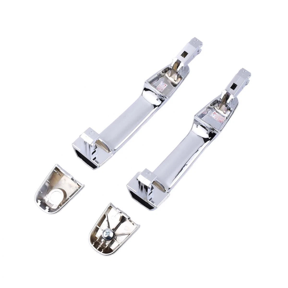 Outer Door Handle Front L+R Chrome Fits Mitsubishi L200 Triton UTE 2005-14 D06