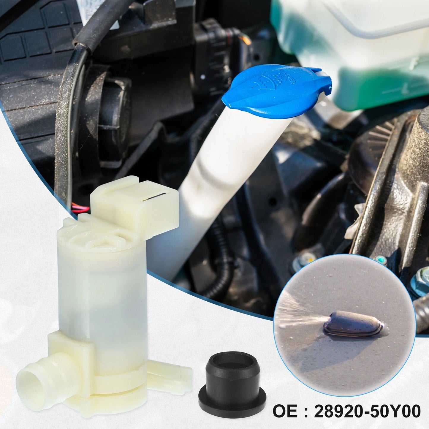 Windshield Washer Pump for Nissan 200SX (1995-1998)