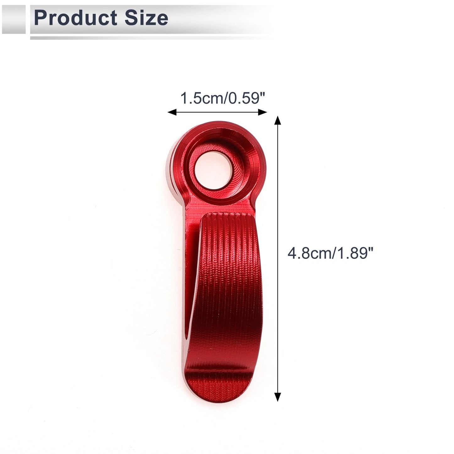 Set Universal Motorcycle Handlebar Hook Load-Bearing Capacity Red