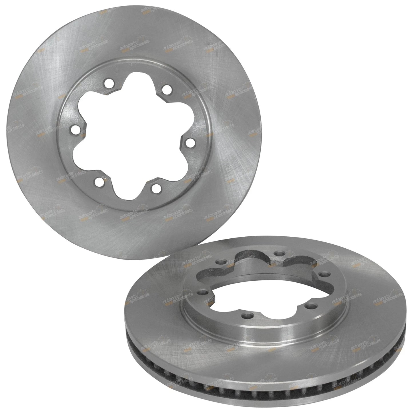 2 x Front Disc Brake Rotors for Toyota Hiace KDH TRH (2005–2012)