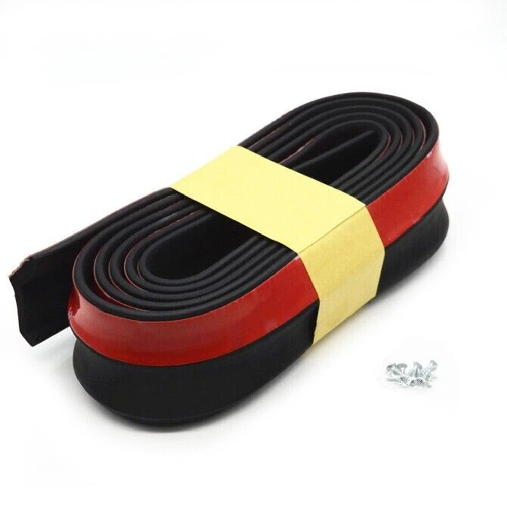 2.5m Universal Car Front Bumper Lip Splitter Spoiler Skirt Protector Trim