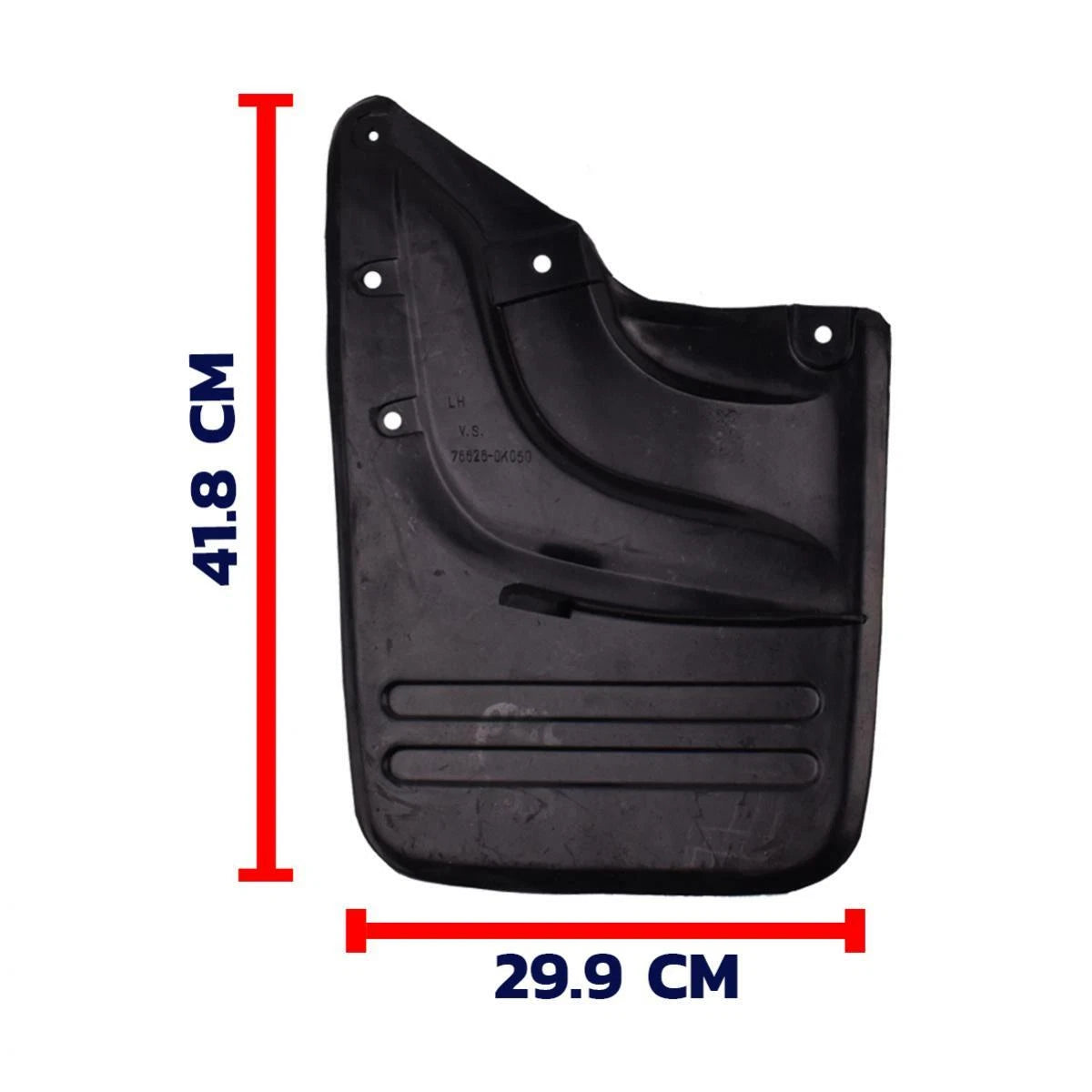 Splash Guard Mud Flap Rubber Rear Pair Fits Toyota Fortuner SUV 2004-10