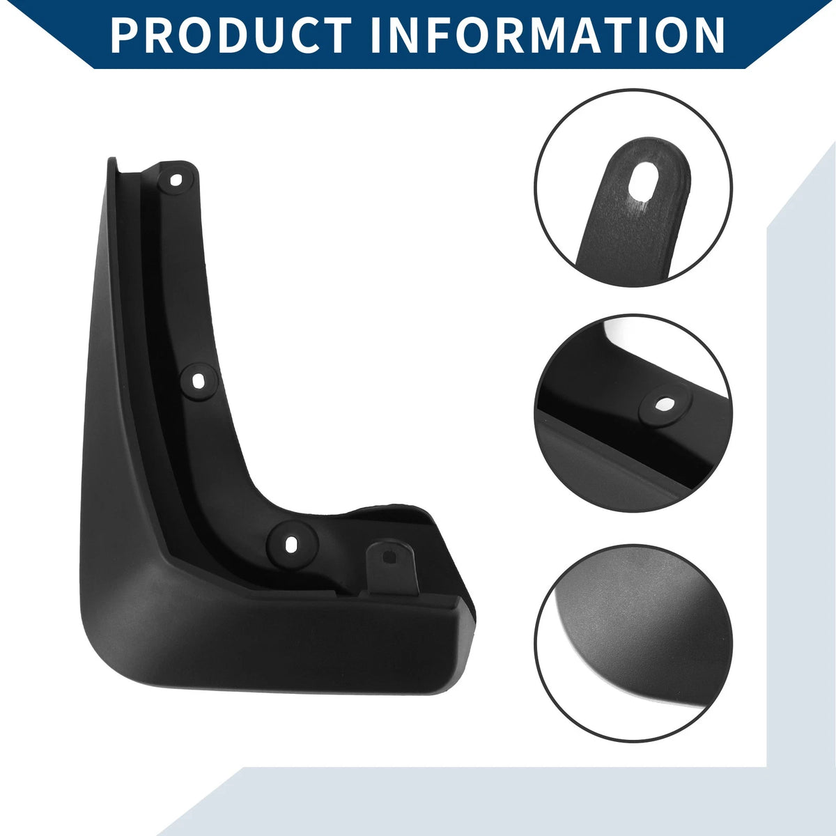 Mud Flaps Splash Guards Set for BMW 7 Series M Sports (2023-2024)