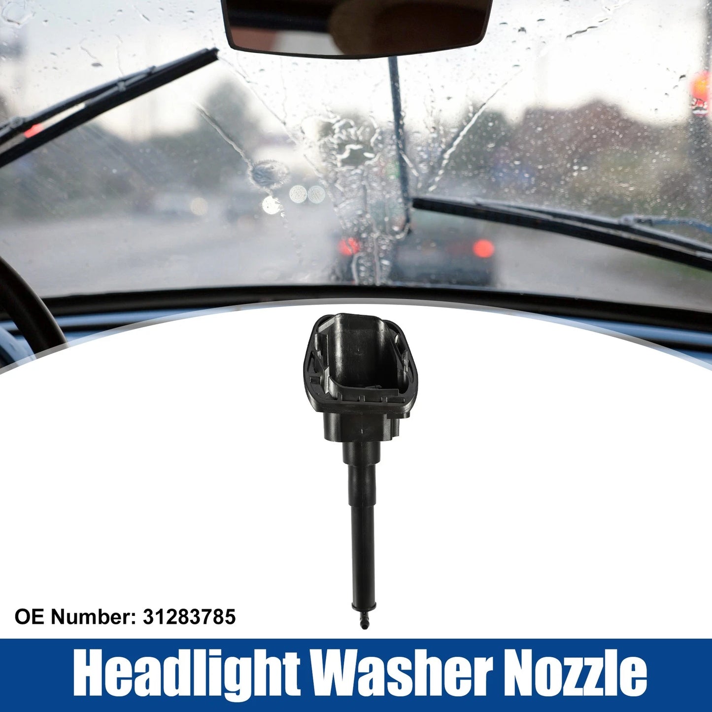 Front Right Headlight Washer Nozzle for Car (2010-2015)