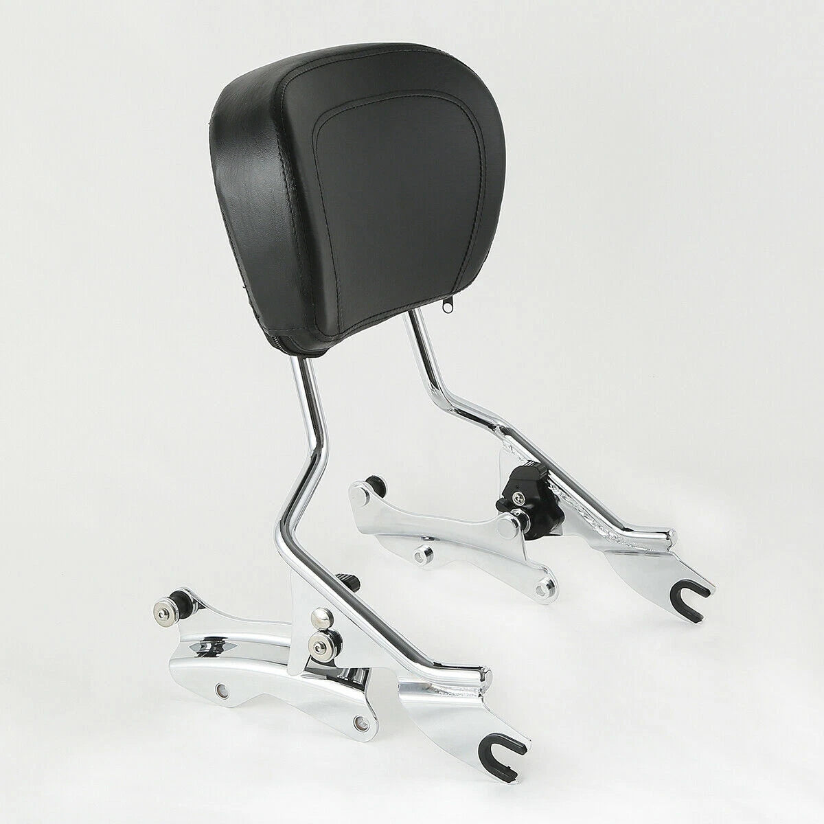 4 Point Docking Hardware Backrest Sissy Bar for Harley Touring FLHT (14-23)