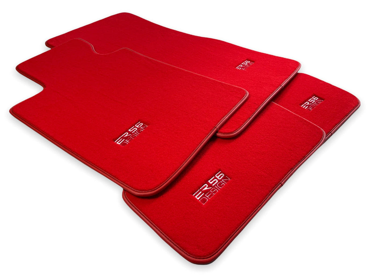 Premium Red Floor Mats for BMW 4 Series F32 (2013-2020) - ER56 Design
