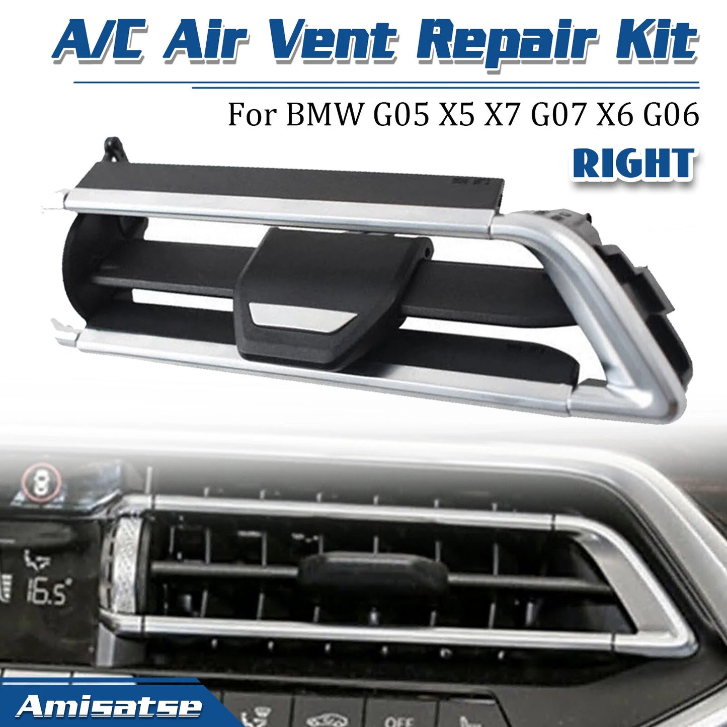 A/C Vent Grill Clip Repair Kit for BMW X5 X6 X7 (2019-2023)