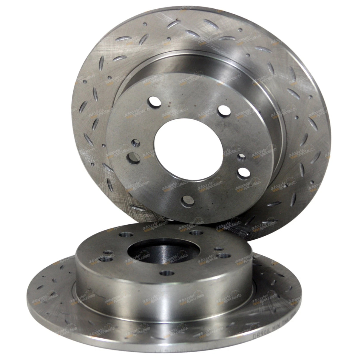 Rear Drilled + Slotted Disc Rotors for 200SX S14 S15 Silvia (1993-2002)