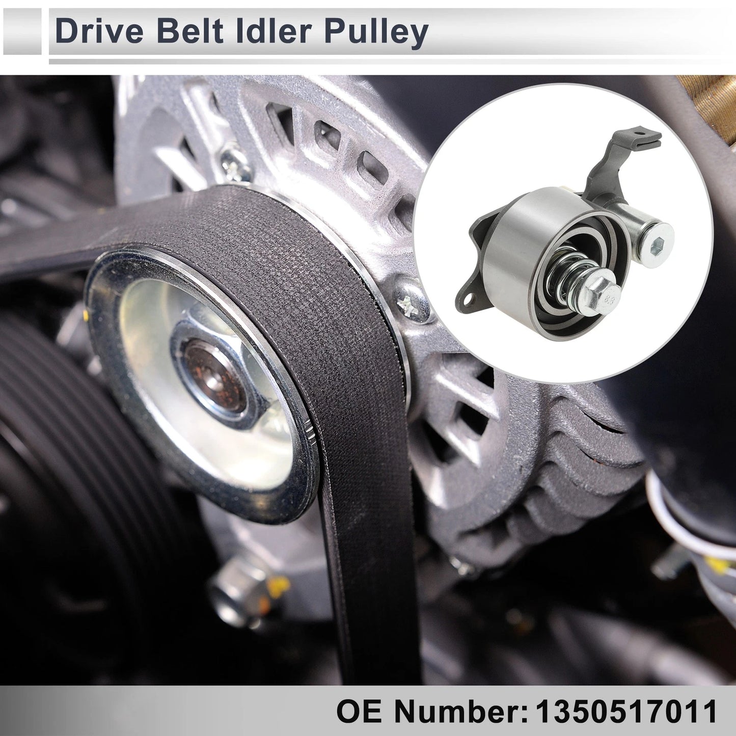 Drive Belt Idler Pulley for Toyota Land Cruiser (1990-2001) 1 Pc