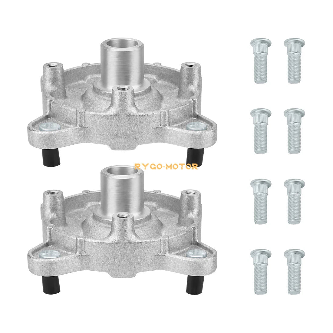 2 x Front Wheel Hub & Studs for Polaris Sportsman 300 400 4x4 (2008–2010)