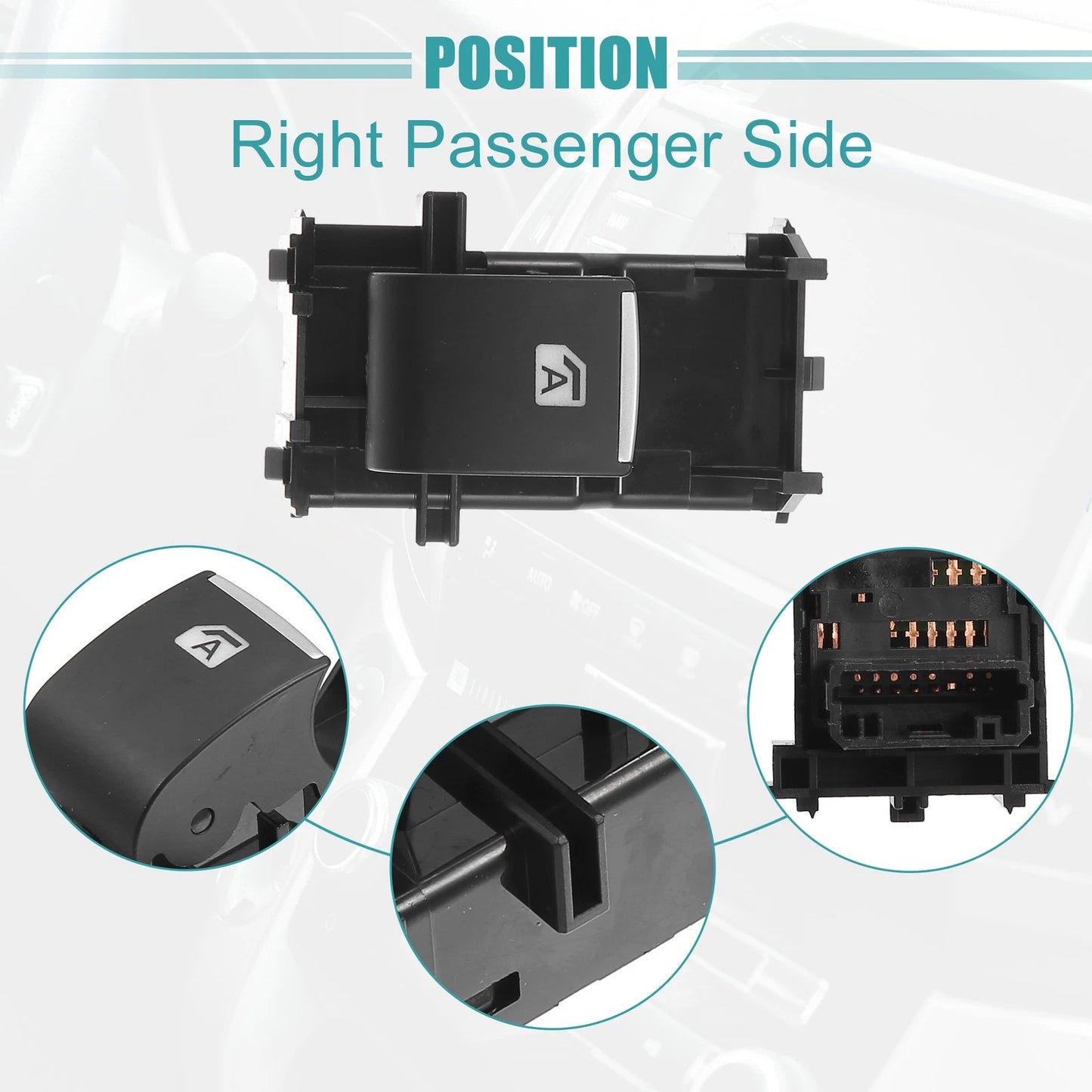 Passenger Side Power Window Switch for Toyota C-HR (2018-2021)