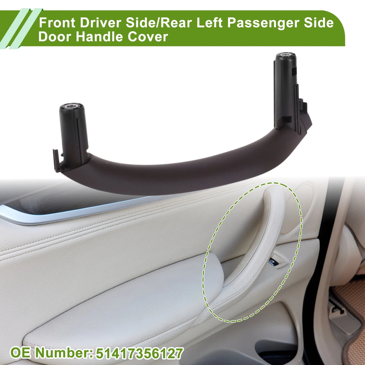 Door Handle Pull Trim Cover for BMW X5 F15 F85 (2014-2018)