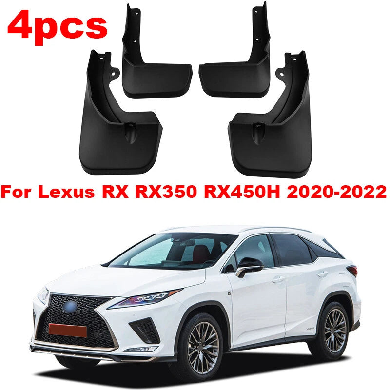 Splash Guards Mud Flaps Fender 4pcs for Lexus RX RX350 RX450H (2020–2022)