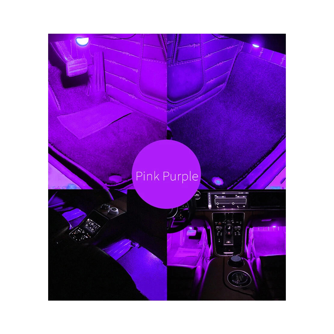 LED Car Interior Atmosphere Light Kit