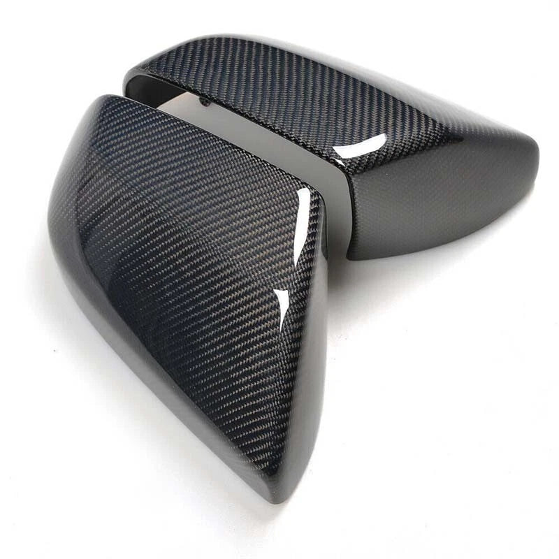 Replacement Carbon Fiber Side Mirror Cover Shell Fit For Cadillac ATS 2014-2018