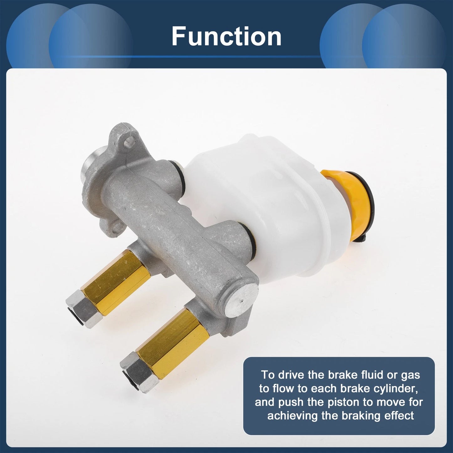 Brake Master Cylinder with Reservoir for Daewoo Lanos Saloon (2005-2018)