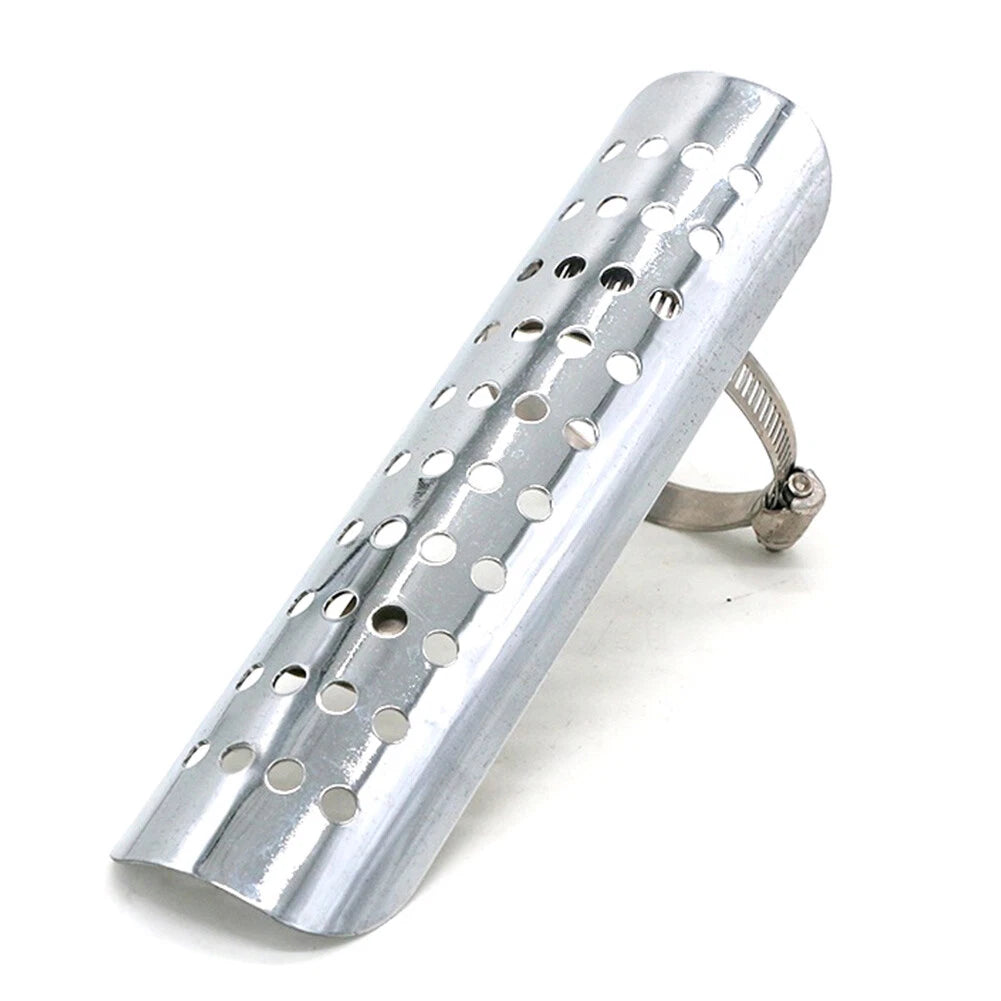 Chrome Exhaust Muffler Pipe Heat Shield Cover for Universal Motorcycle