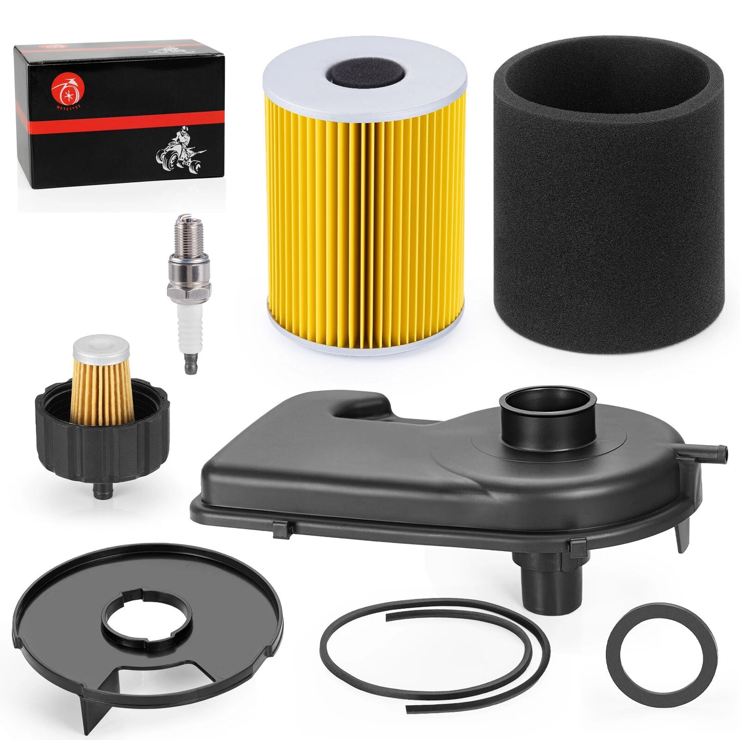Air Filter Cover Cap Fuel Filter w/Seal Kit for Yamaha G2/G5/G8/G9/G11 1985-1995