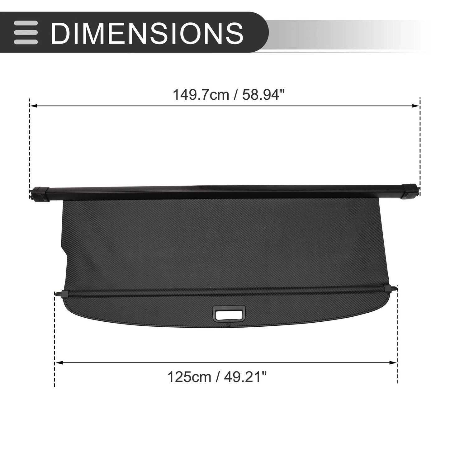 Retractable Cargo Cover for Chevrolet Traverse (2018-2023)